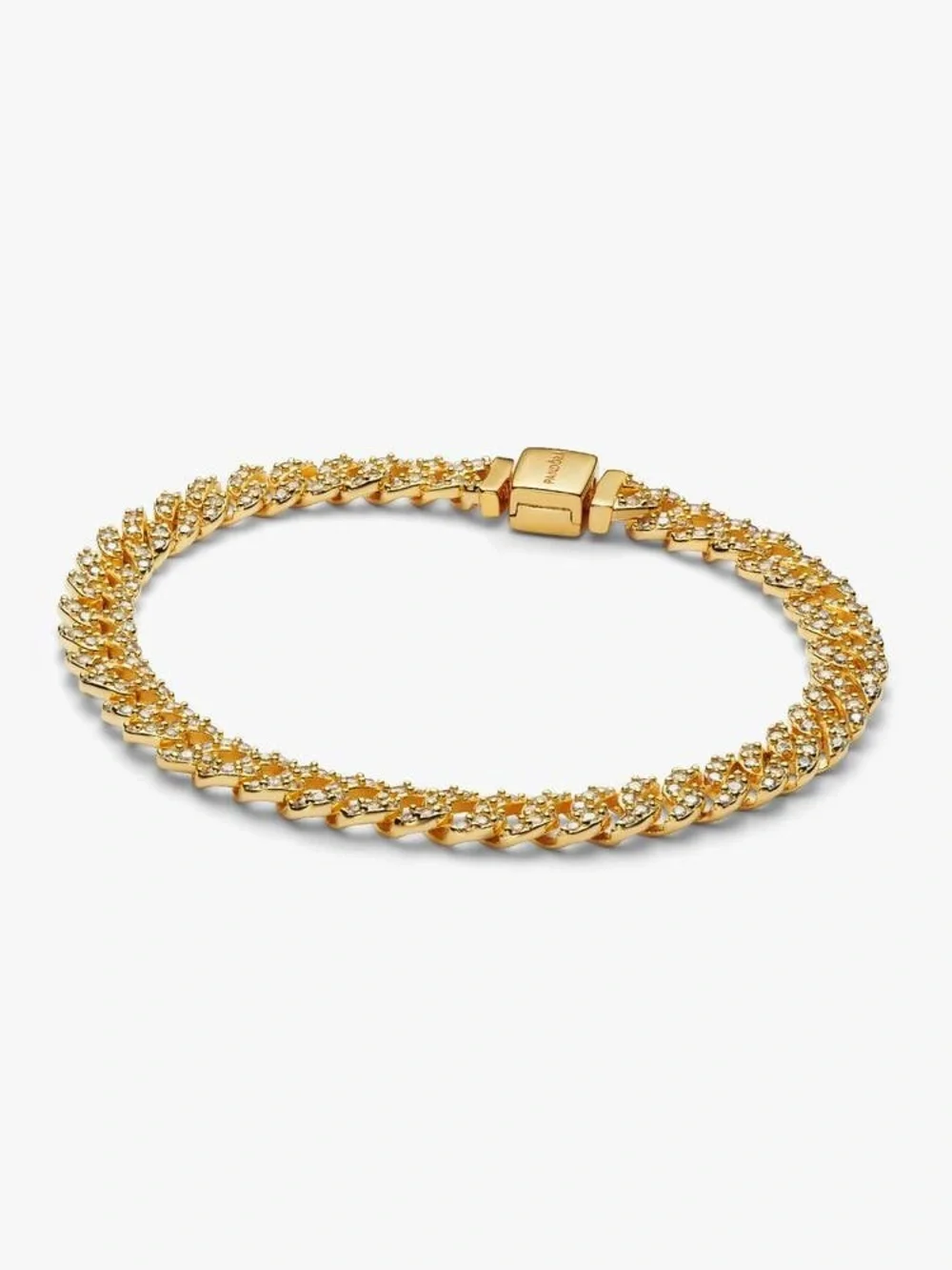 Pandora Pavé Cuban Chain Bracelet